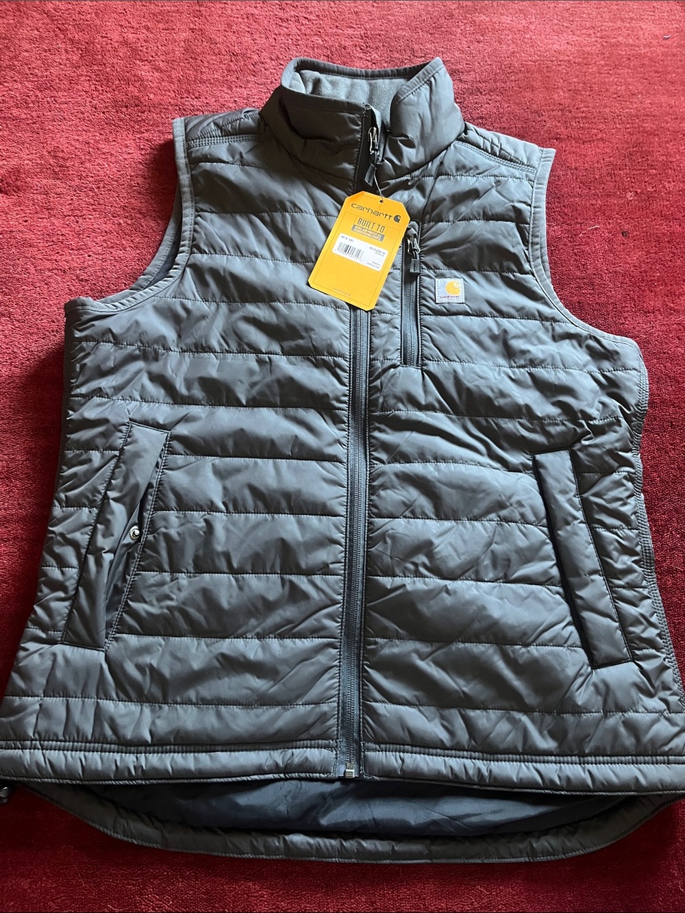 Carhartt Rain Defender Relaxed Fit Lightweight Insulated Work Vest - Picture 2 of 9